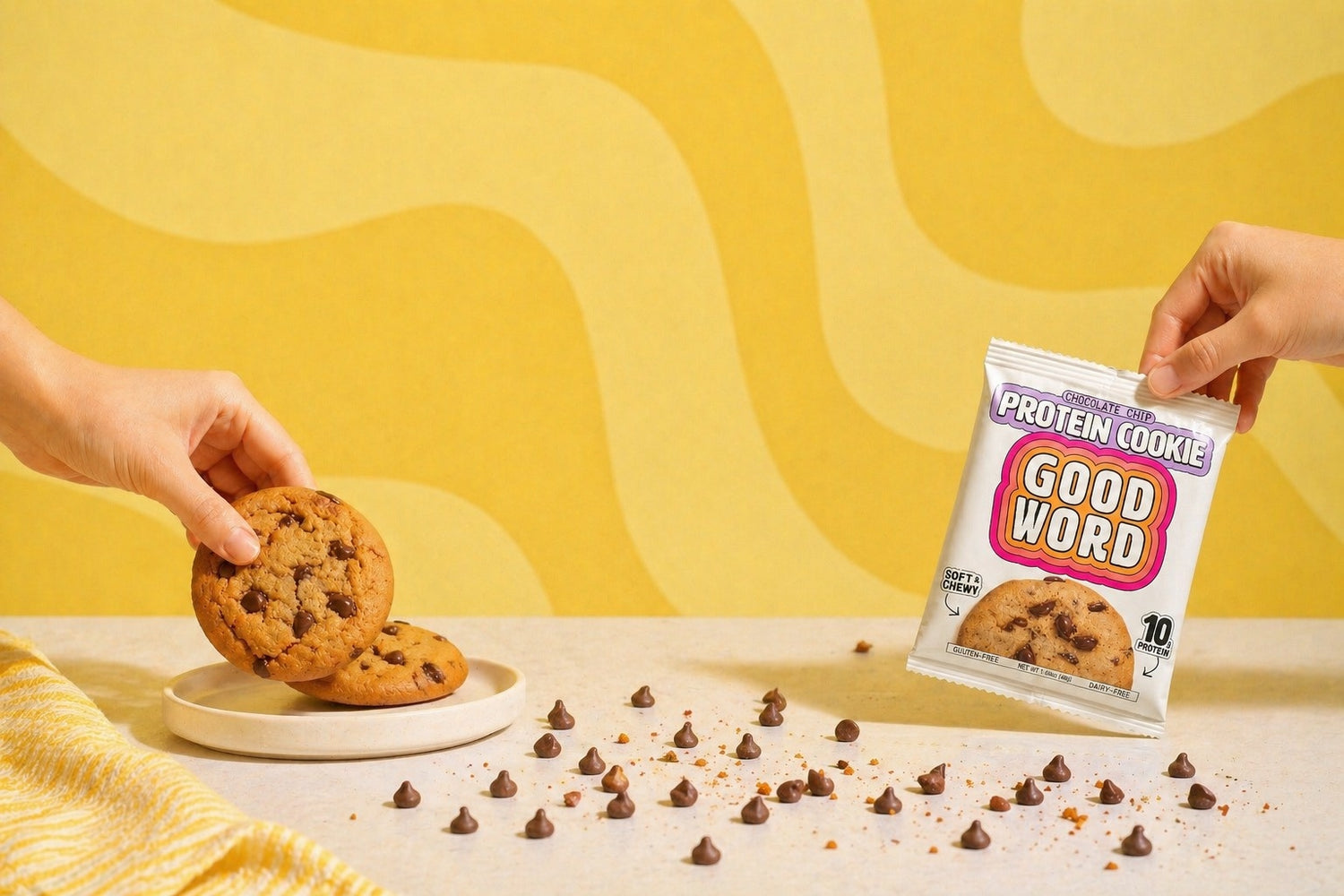 Soft & Chewy Protein Cookies